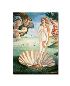 Trademark Global Sandro Botticelli 'birth Of Venus 1484' Canvas Art In Multi