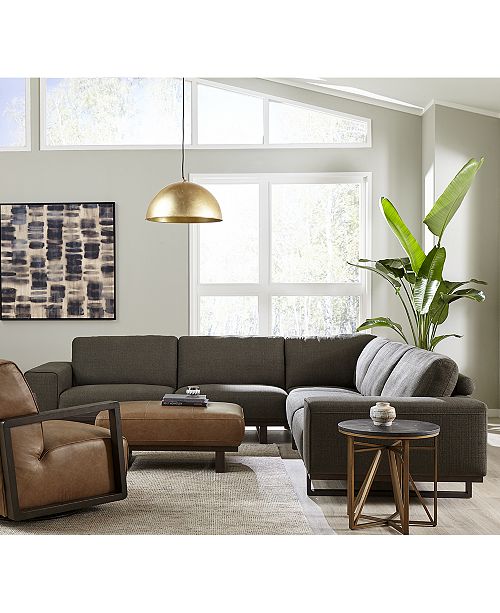Furniture Laser Fabric Leather Sectional Collection Reviews
