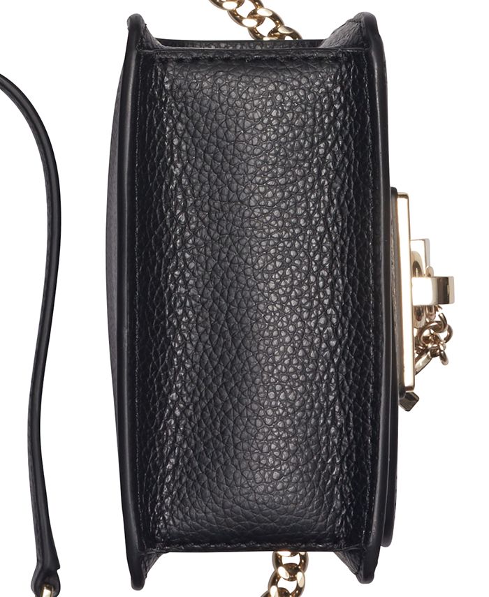 DKNY Elissa NorthSouth Leopard Leather Crossbody, Created for Macy's