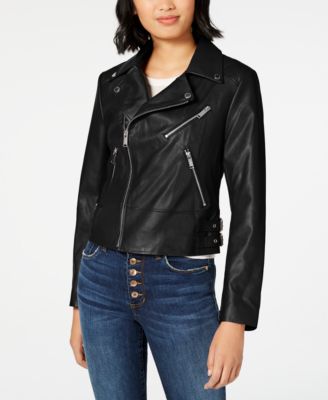 french connection faux leather jacket