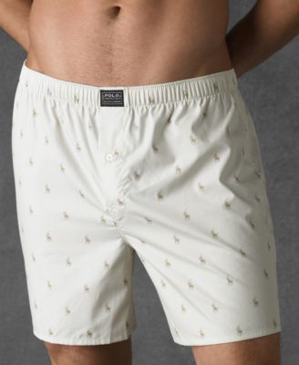 Men's Allover Pony Woven Boxers  