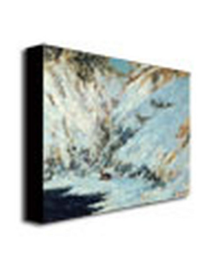 Trademark Global Gustave Courbet 'Snowy Landscape 1876' Canvas Art - 47 ...