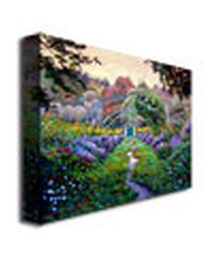 Trademark Global David Lloyd Glover 'Monet's Giverny' Canvas Art - 32 ...