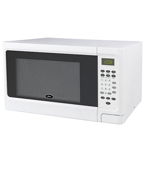 Oster 1 1 Cubic Foot 1000 Watts Push Button Counter Top Microwave Reviews Small Appliances Kitchen Macy S