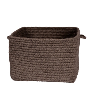 Colonial Mills Chunky Natural Wool Square Braided Basket