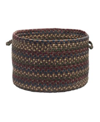 Colonial Mills Midnight Braided Storage Basket - Macy's