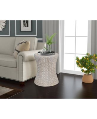 Bali Breeze Hourglass Accent Table