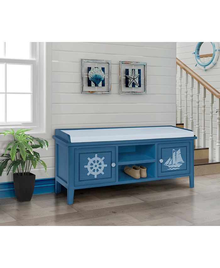 Gallerie Décor Oceana Storage Bench Macy's