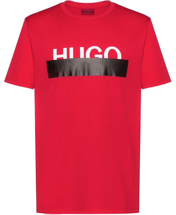 HUGO Boss Men's Blackout Logo T-Shirt - Macy's