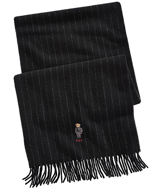 Polo Ralph Lauren Men S Striped Bear Scarf Reviews Hats