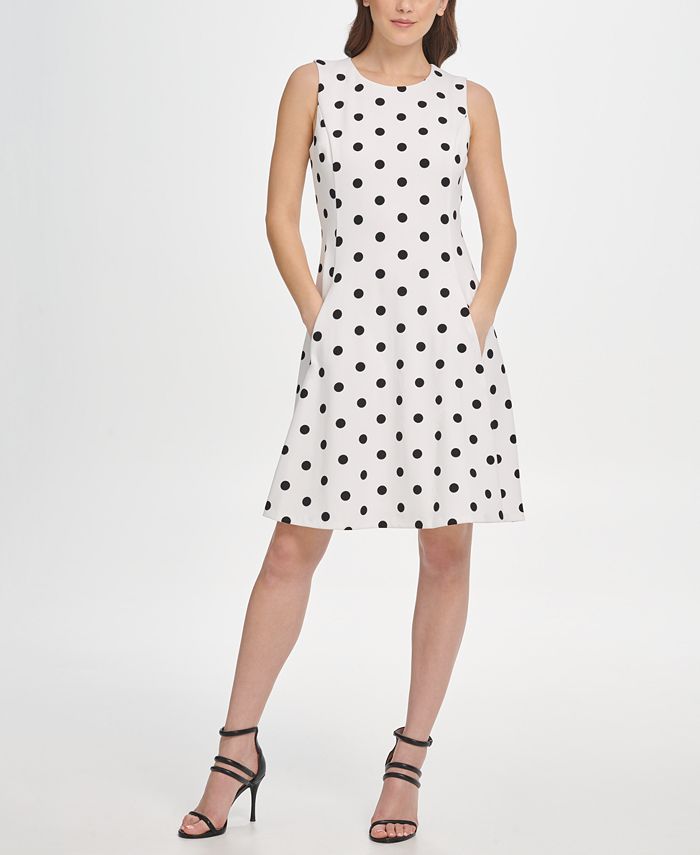 Dkny polka dot dress hot sale