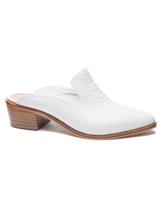 chinese laundry white mules