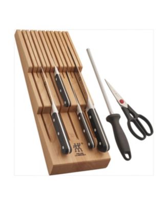ZWILLING - Zwilling J.A. Henckels Pro 7-Pc. Cutlery Set with in-drawer knife tray