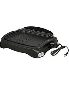 TG-863XL Non-Stick Electric Grill Ribbed and Solid Surface