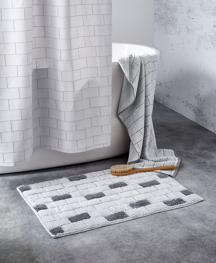 DKNY Subway Tile Bath Rug Macy's