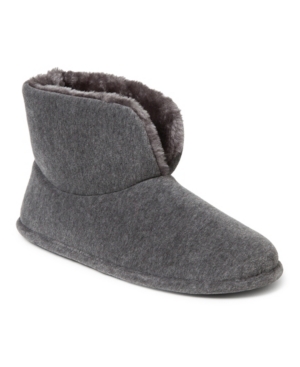 image of Dearfoams Women-s Velour Bootie Slippers, Online Only