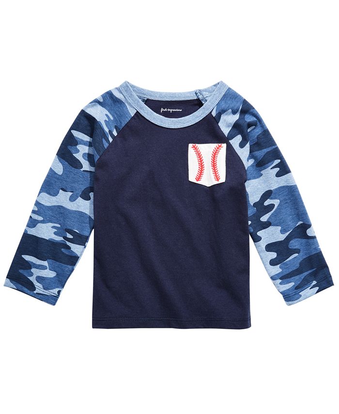 First Impressions Toddler Boys BaseballPocket Cotton TShirt, Created