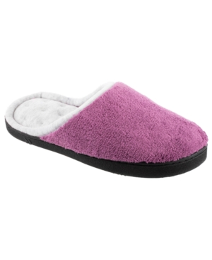 image of Isotoner Women-s Microterry Wide Width Clog Slipper, Online Only