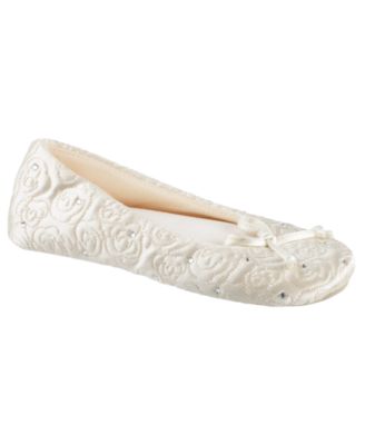 ivory ballerina slippers