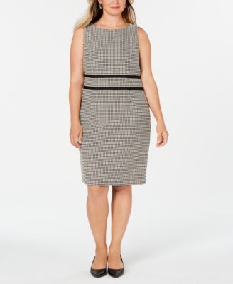 printed sheath dress