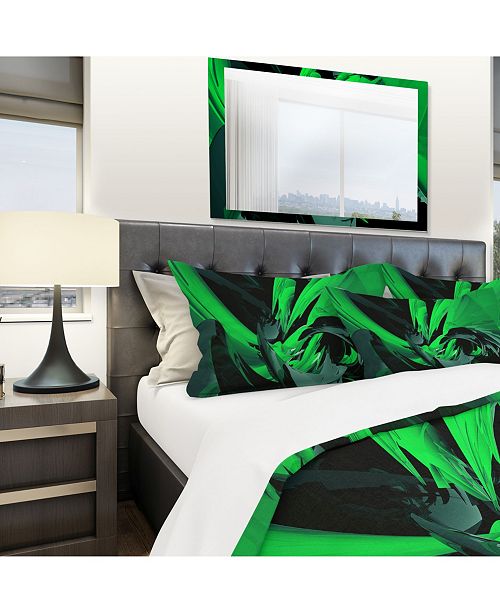 Design Art Designart Green And Grey Mixer Modern And