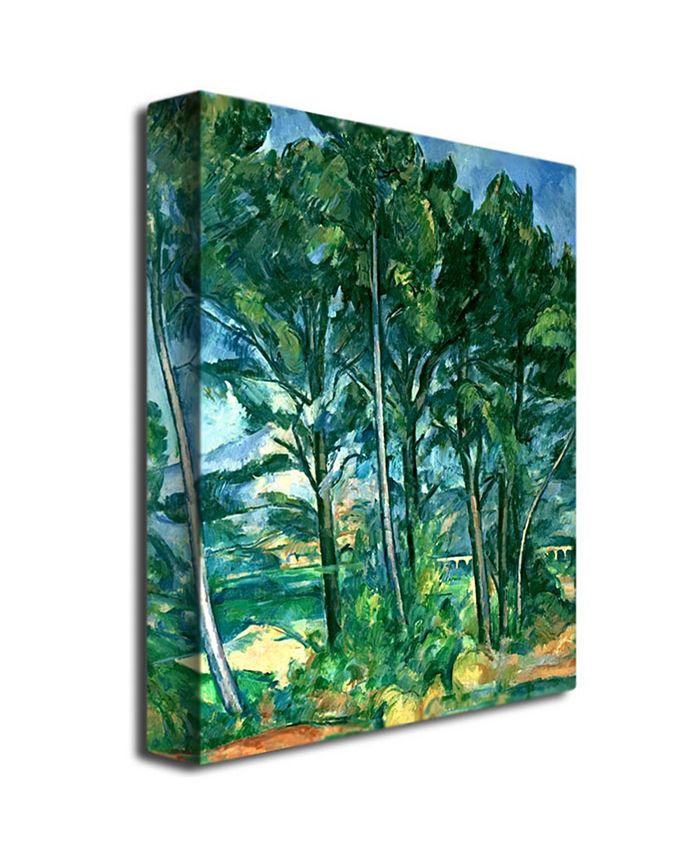 Trademark Global Paul Cezanne 'The Aqueduct' Canvas Art - 47" x 35 ...
