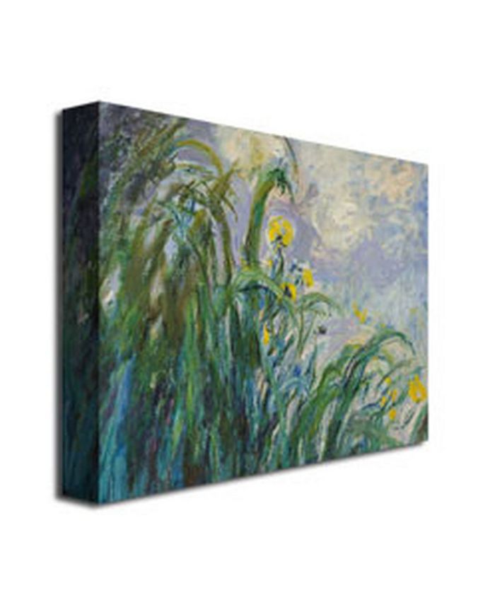 Trademark Global Claude Monet 'The Yellow Iris' Canvas Art - 24