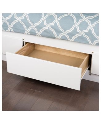 Prepac Full Mate's Platform Storage Bed with 6 Drawers