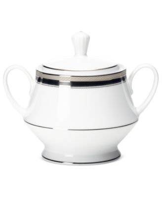 Dinnerware, Austin Platinum Sugar with Lid