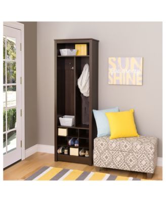 Prepac Space-Saving Entryway Organizer with Shoe Storage
