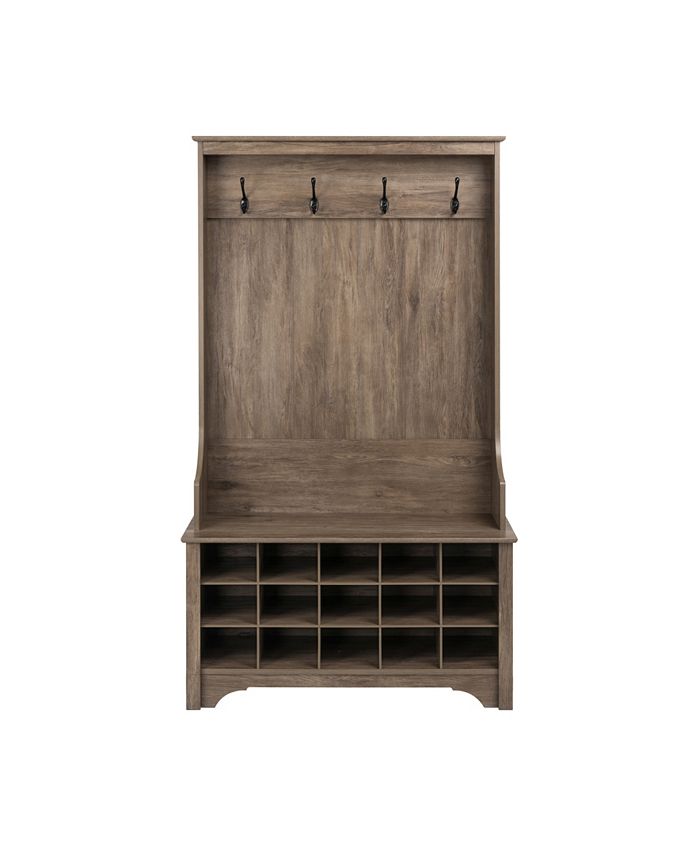 Prepac Hall Tree with Shoe Storage Macy's