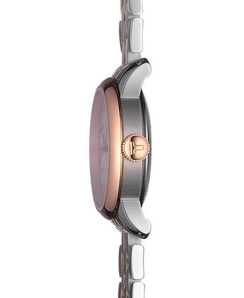 Tissot - Women's Swiss Automatic Le Locle Diamond-Accent Two-Tone Stainless Steel Bracelet Watch 29mm