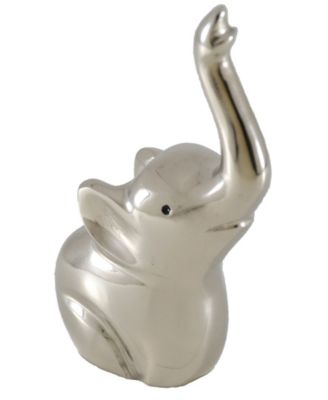 Silver Elephant Ring Holder