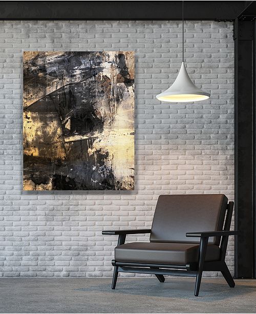 Creative Gallery Amber Tunnel Abstract Portrait Metal Wall Art