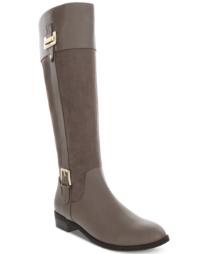 image of Karen Scott Deliee2 Riding Boots, Created for Macy-s Women-s Shoes