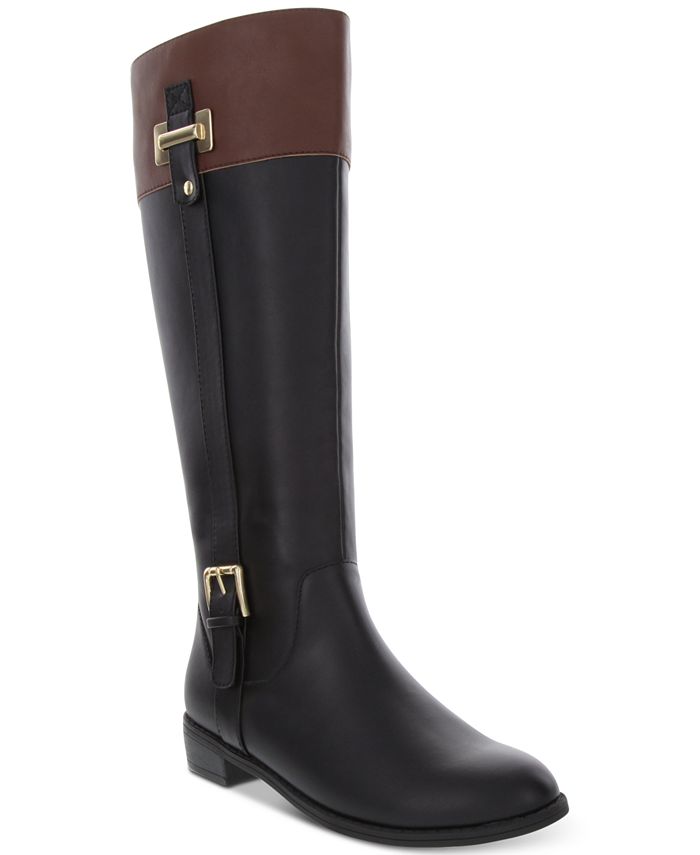 Karen Scott Deliee2 Riding Boots, Created for Macy's & Reviews - Boots -  Shoes - Macy's