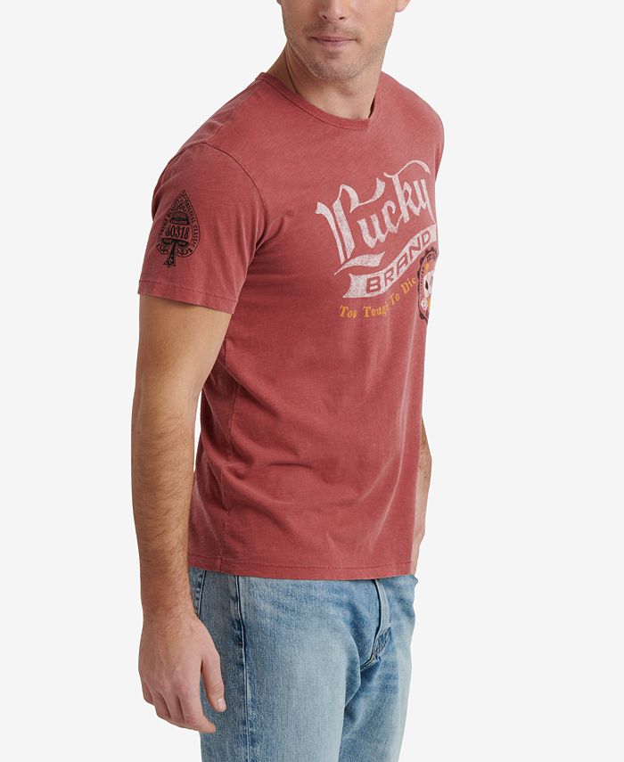 lucky brand logo t shirts