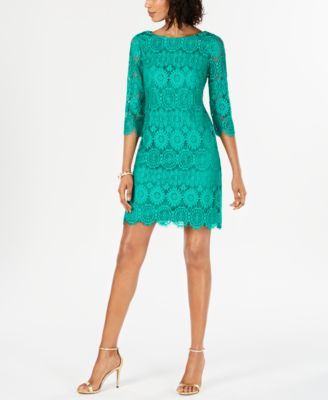 jessica howard allover lace sheath dress