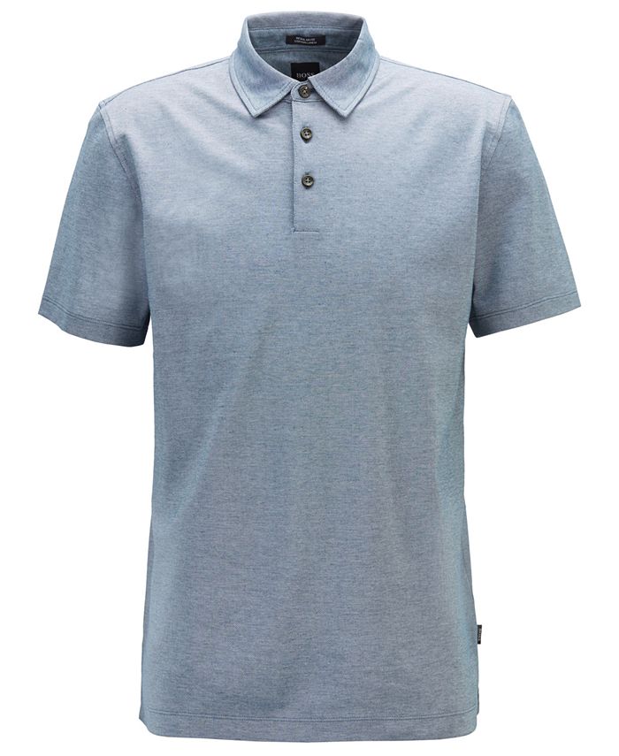 Hugo Boss BOSS Men's Press 44 Short-Sleeved Polo Shirt - Macy's