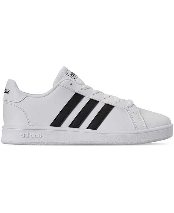 adidas Big Kids' Grand Court Casual Sneakers from Finish Line & Reviews ...