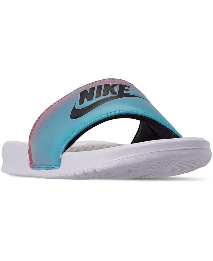 Nike Men's Benassi JDI Printed Slide Sandals from Finish Line & Reviews ...