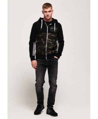 superdry vintage logo camo hoodie