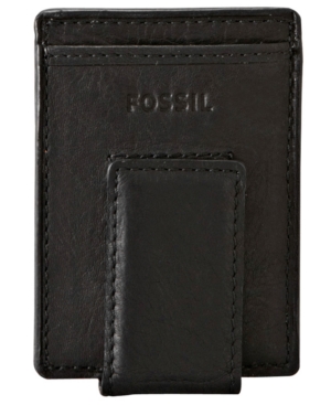 Fossil Ingram Magnetic Card Case Leather Wallet