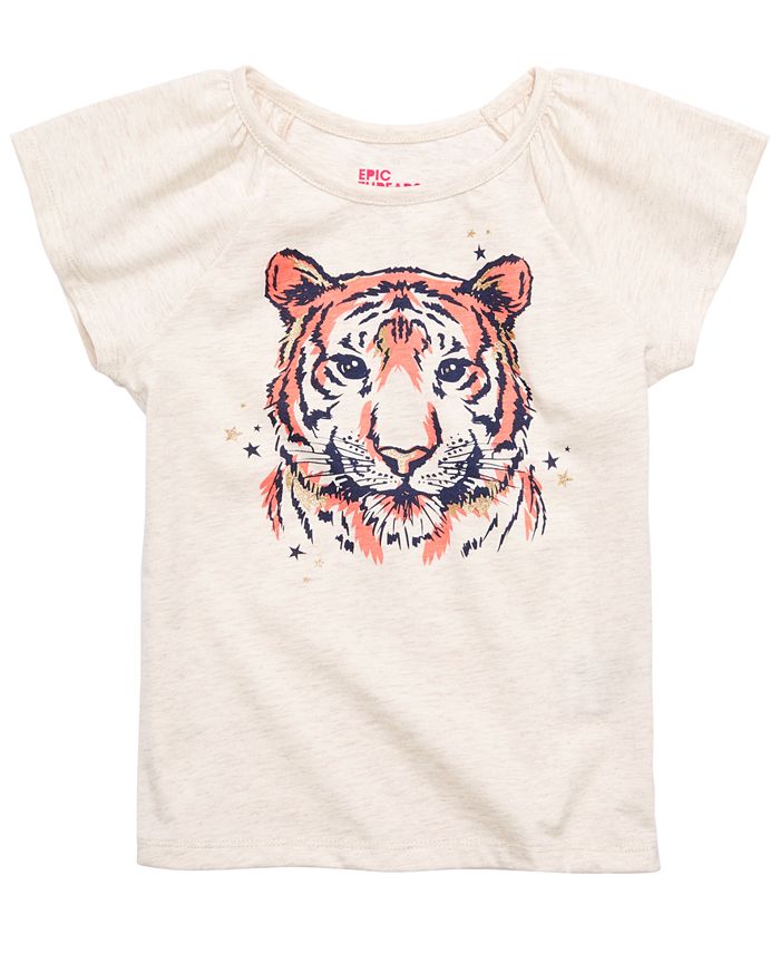 Epic Threads Toddler Girls Tiger T-Shirt, Created for Macy's - Macy's