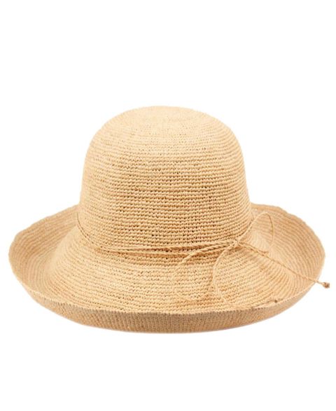 Женский головной убор Epoch Hats Company Angela & William Raffia Roll Up Brim Sun Cloche Hat, цвет: Телесный