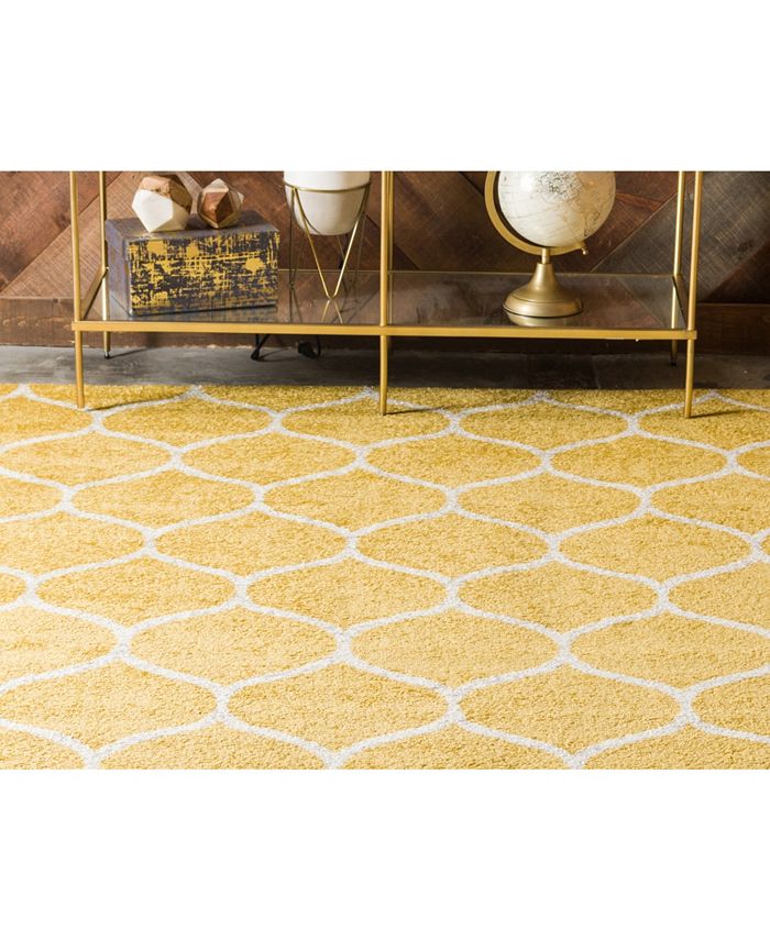 Bayshore Home Plexity Plx2 Yellow 4' x 6' Area Rug Macy's