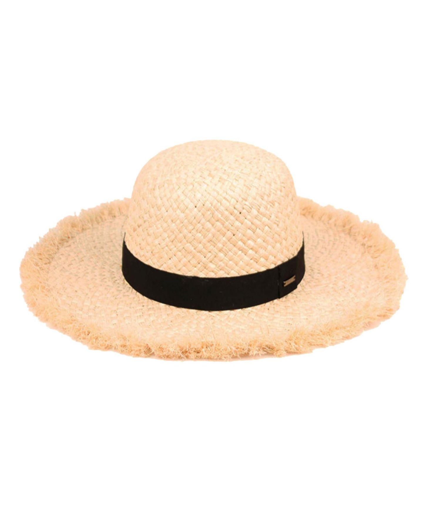 Женский головной убор Epoch Hats Company Raffia Straw Raw Edge Floppy Hat, цвет: Натуральный — фото 1