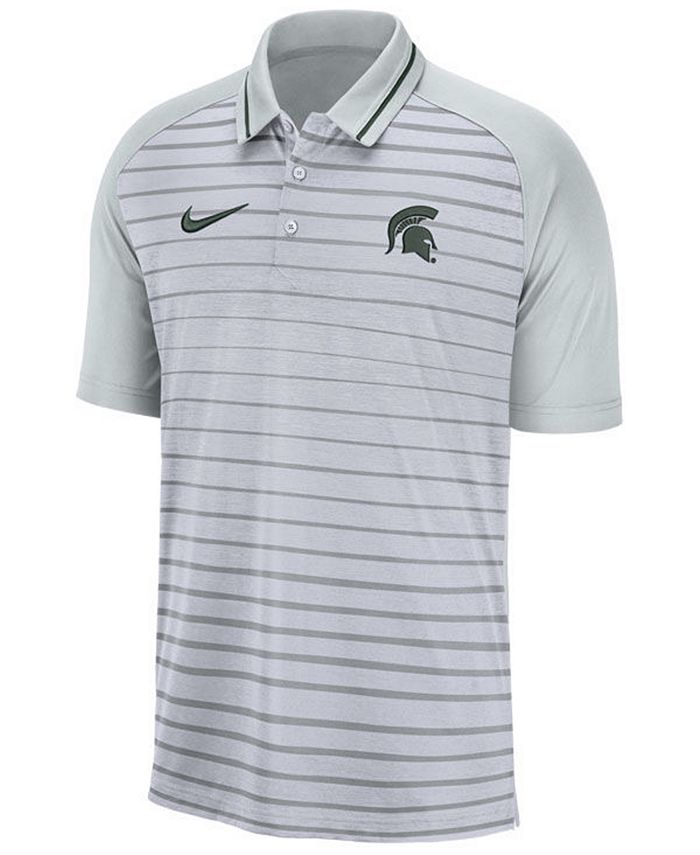 Nike Men's Michigan State Spartans Stripe Polo - Macy's