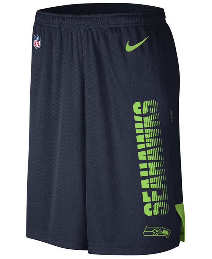 Lids Nike Men's Seattle Seahawks Player Knit Breathe Shorts & Reviews ...