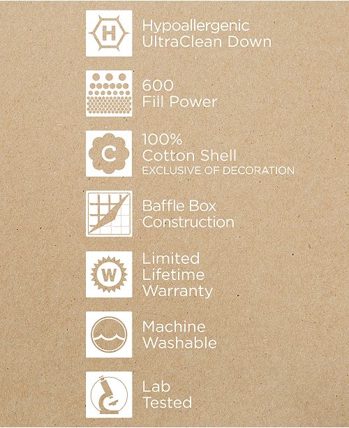 Charter Club European White Down Lightweight Twin Comforter